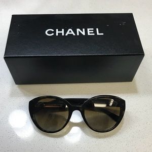 Chanel Cat Eye Sunglasses with Case